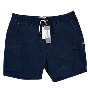 AGTAWH Classic Polyester Activewear Performance  Shorts, Blue, XXL